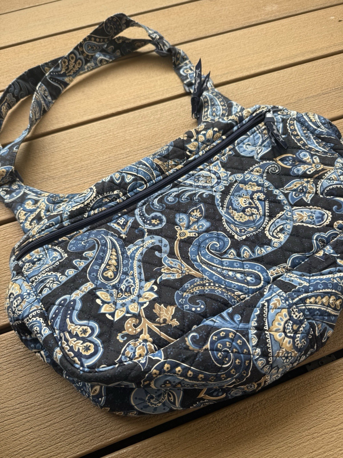 Vera Bradley Cargo Sling Windsor Blue Retired Vintage EUC