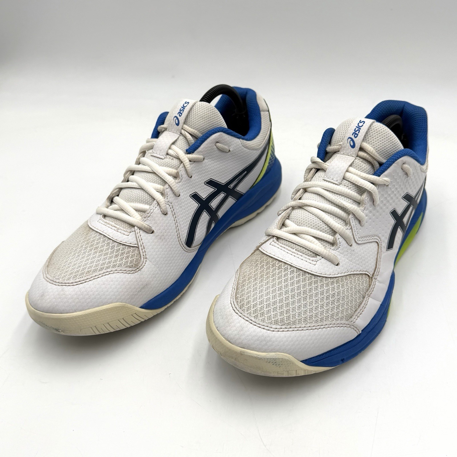 Asics Gel Dedicate 8 Mens Size 11 Pickleball Shoes Sneakers 1041A409 White Blue