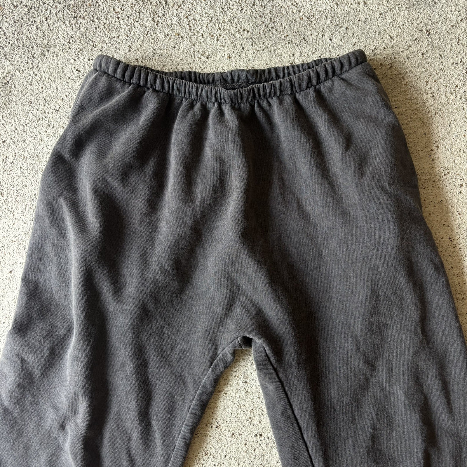 YEEZY YZY SP-08 Dark Grey Sweatpants Sample Cuffed Jogger Elastic Sweats Size 2