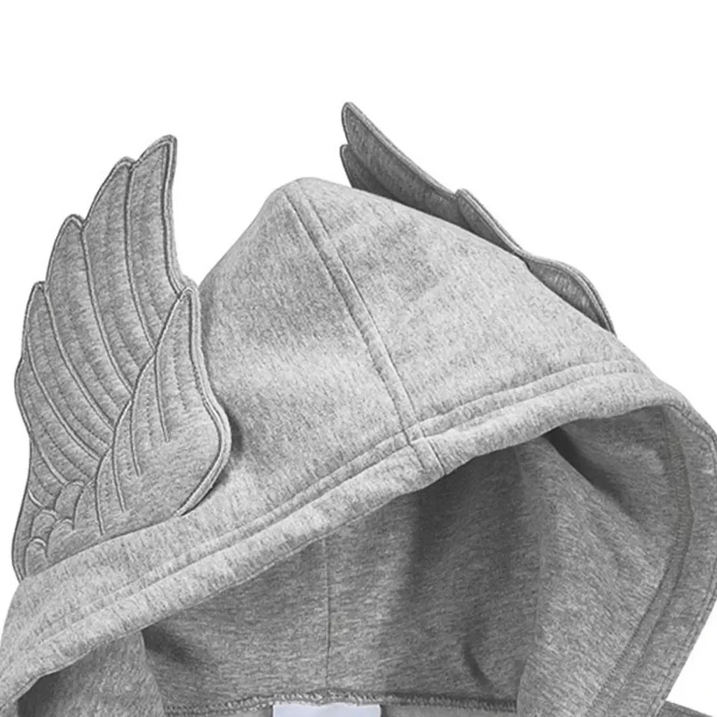 Jeremy Scott pour Adidas OBYO Gray WIngs Hoodie
