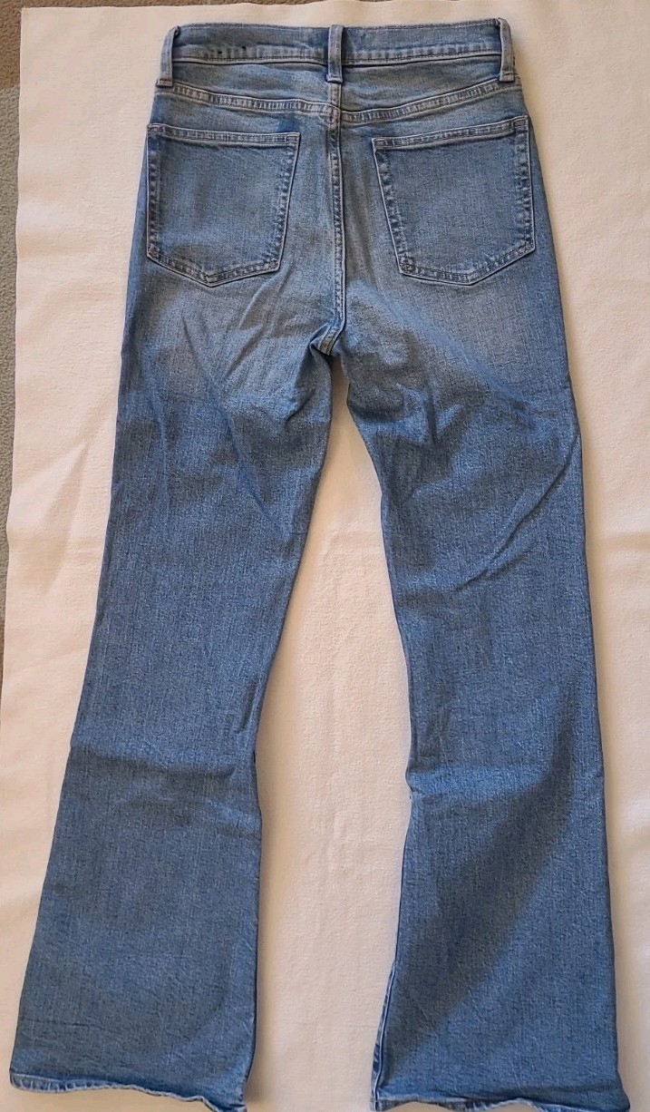 Gap Size 2 / 26 R Demin Jeans Pants ’70s Flare Stretch