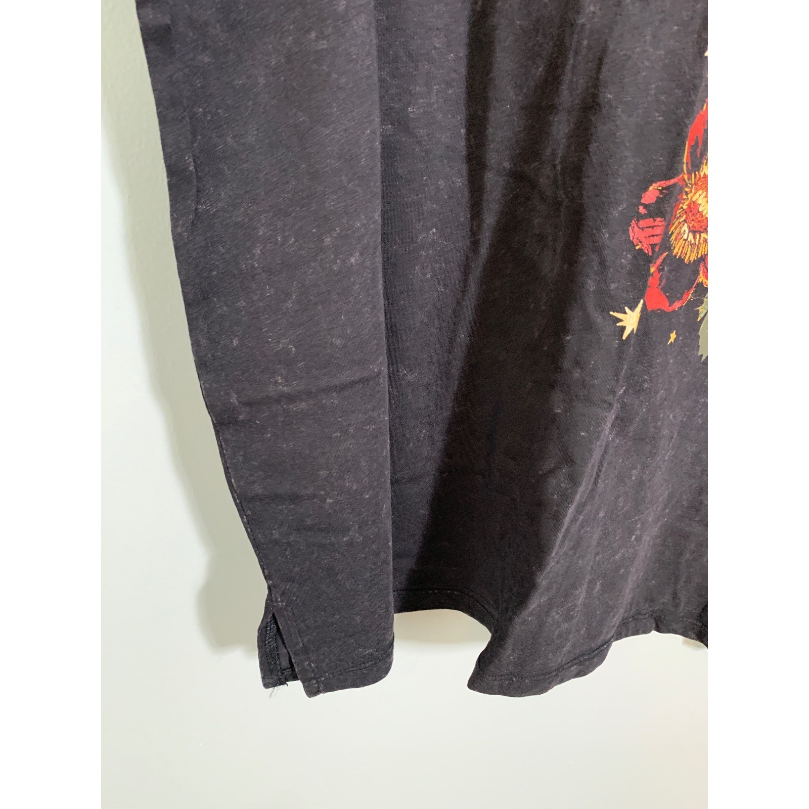 NEW Maurices Graphic Tee Womens 4X Charcoal Floral Celestial Star Classic Fit