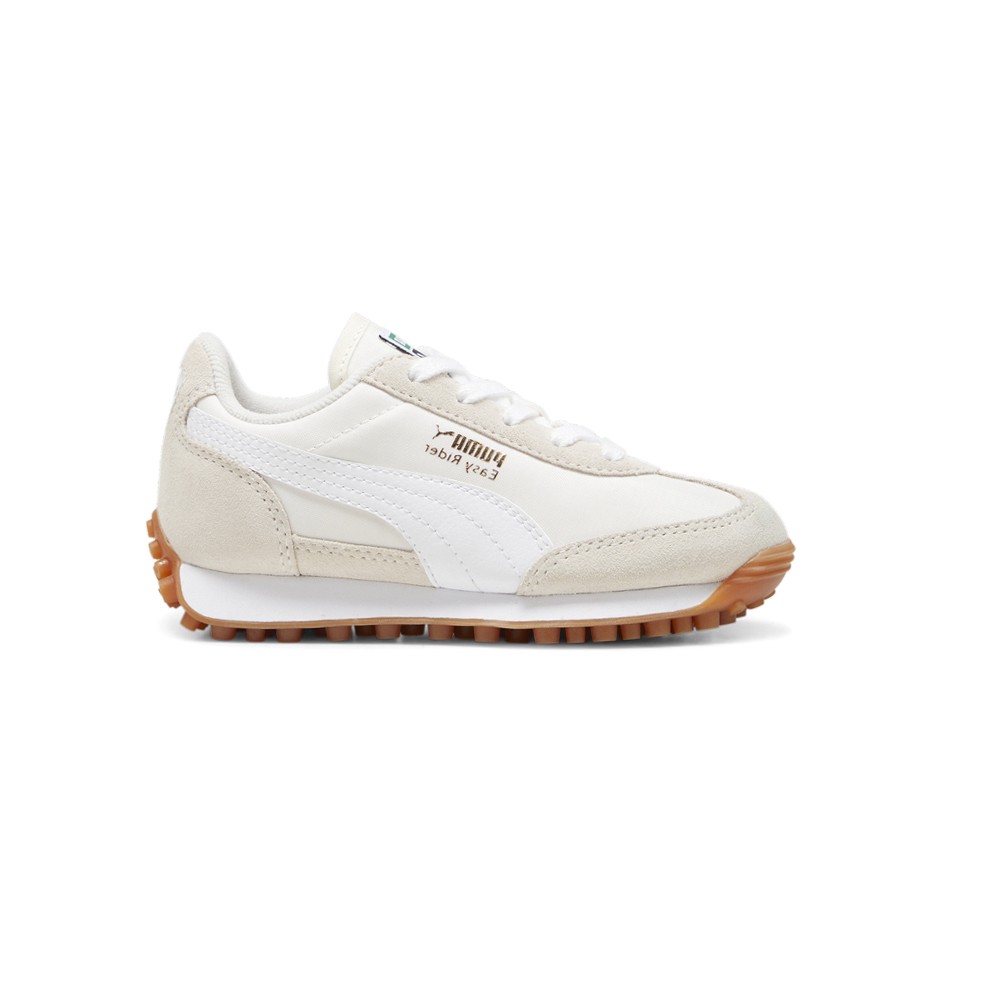 PUMA Easy Rider Vintage Lace Up Toddler Girls Off White, White Sneakers Casual