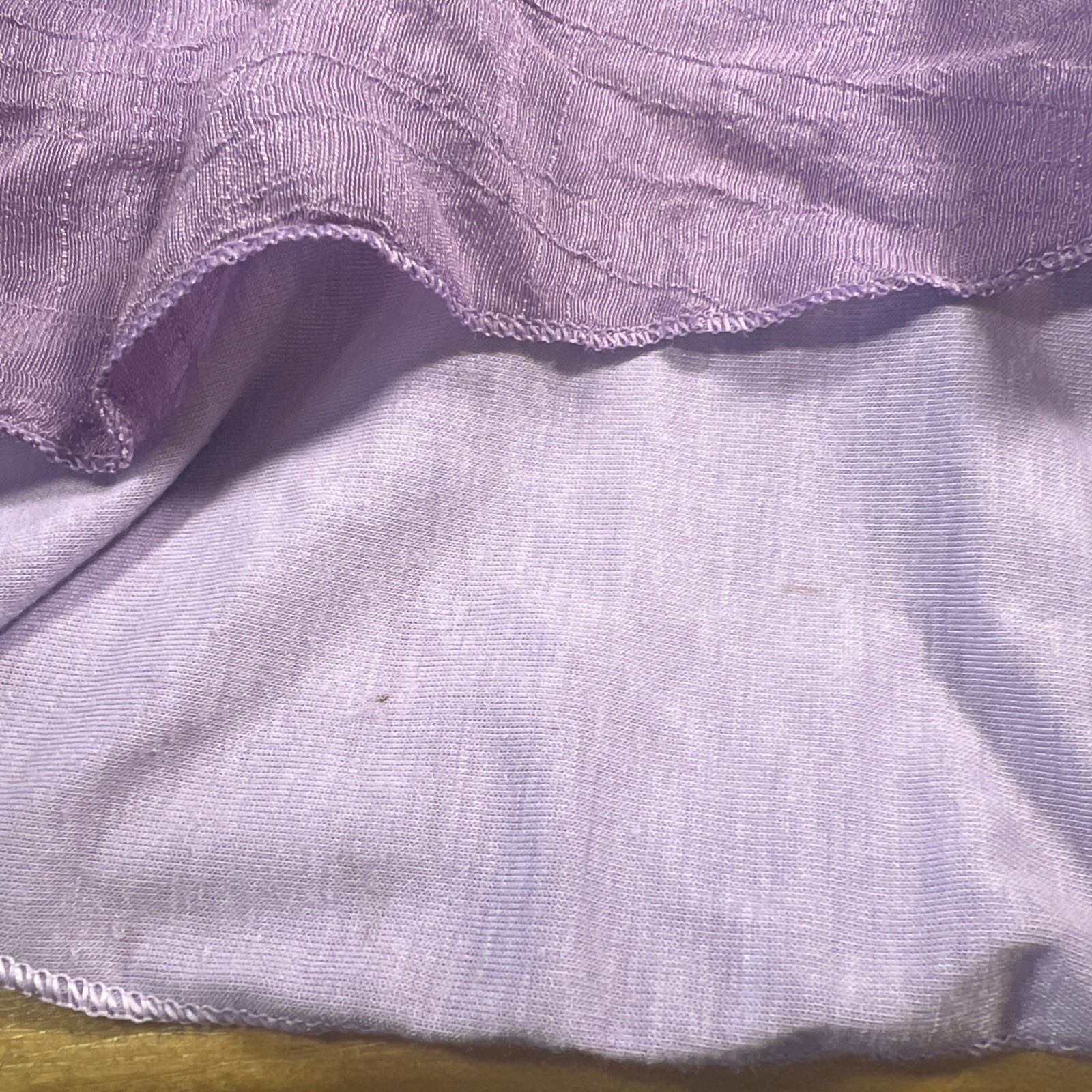 Pretty Angel Tunic 2 Piece Dress Ruffle Hem Boho Fairycore Lagenlook Size S