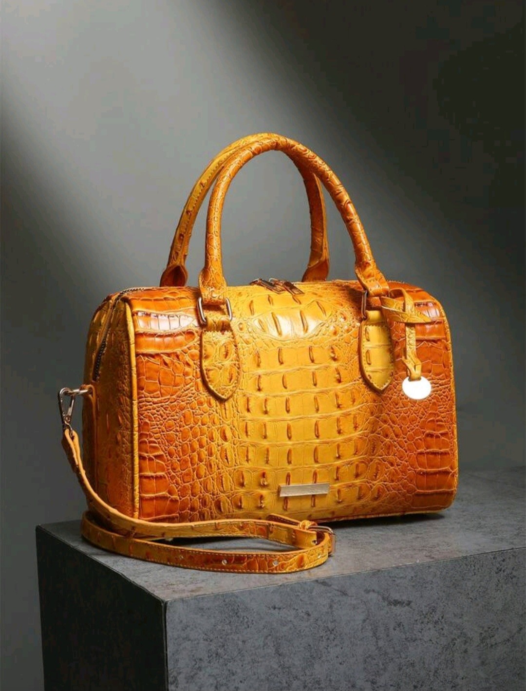 Luxury Crocodile Pattern handbag women classic Boston and Shoulder bag