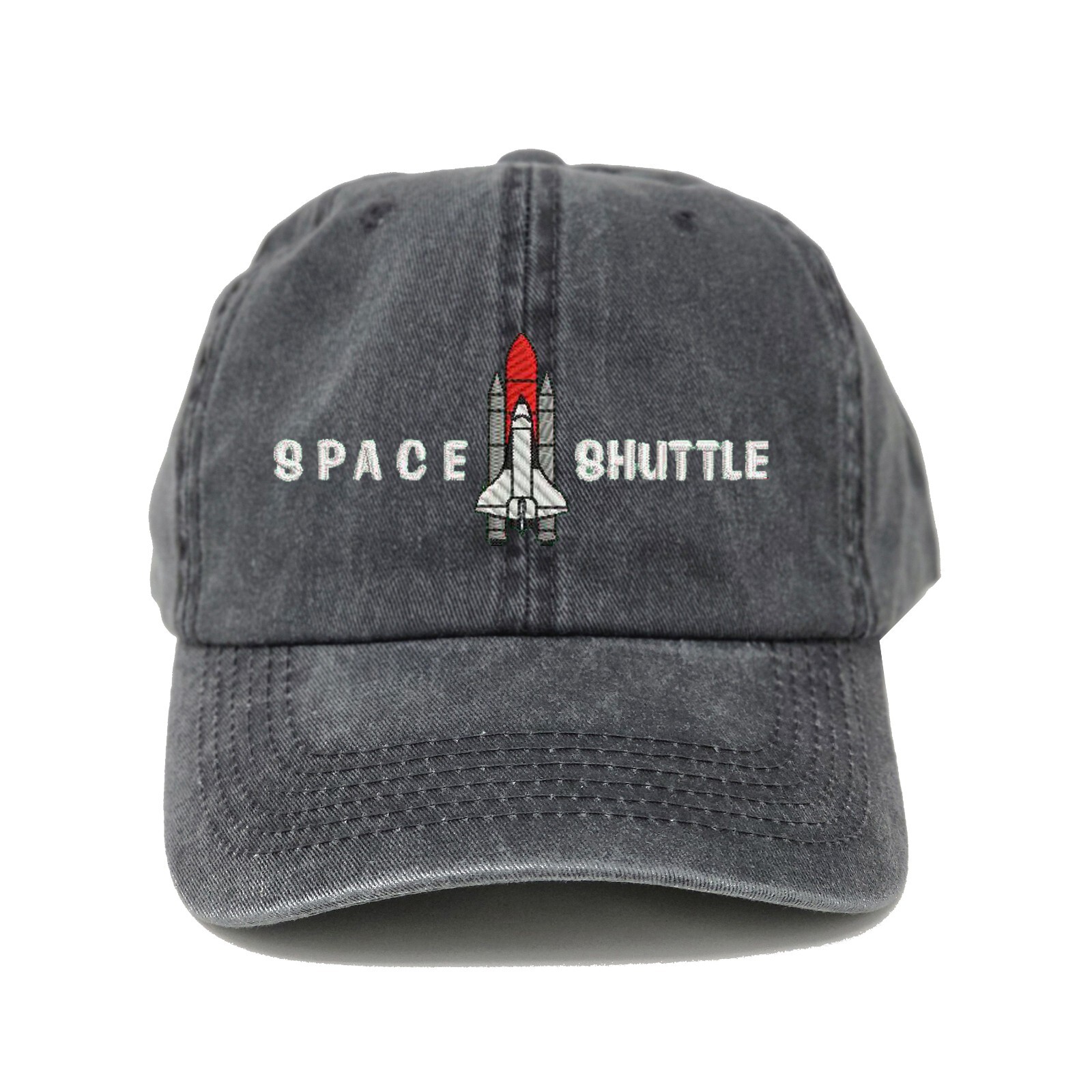 New Space shuttle embroidered dad hat, Spaceship rocket embroidered dad hat cap