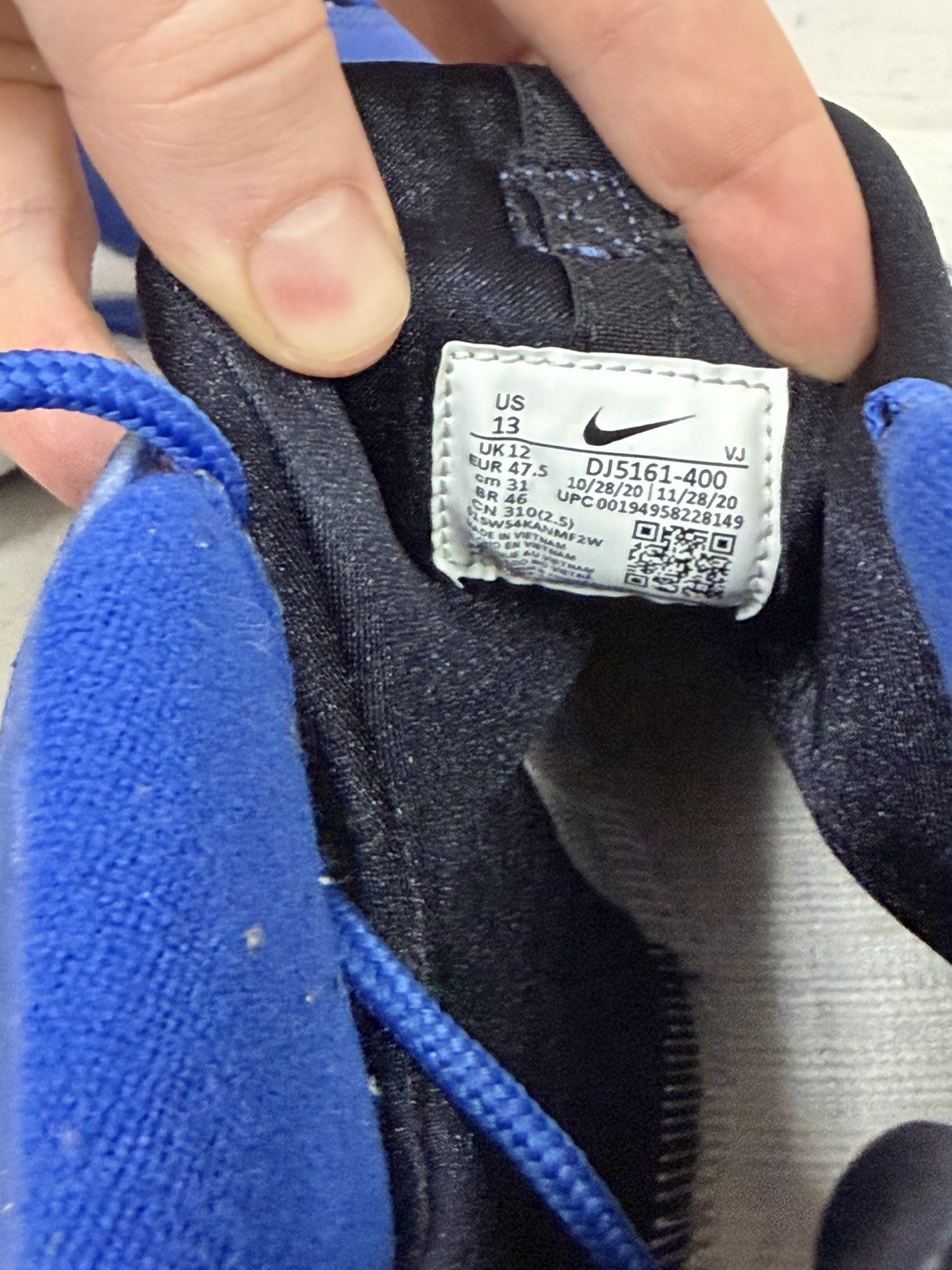 Nike Air Griffey Max 1 – Varsity Royal 2021 – Men’s Size 13 No Box Preowned