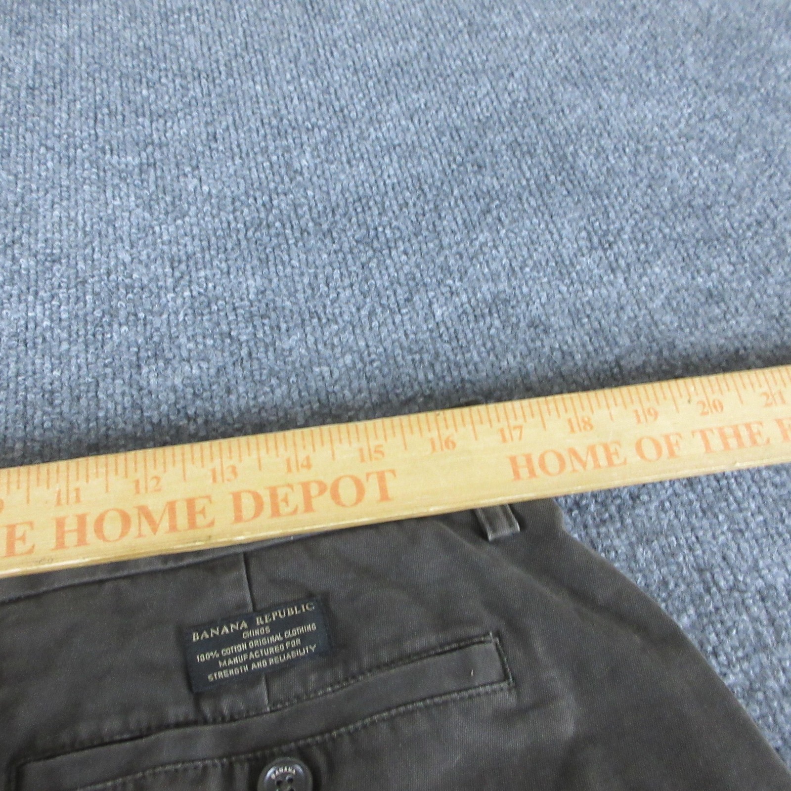 Banana Republic Dawson Chino Pants Mens 34×31 Brown Cotton Straight Casual