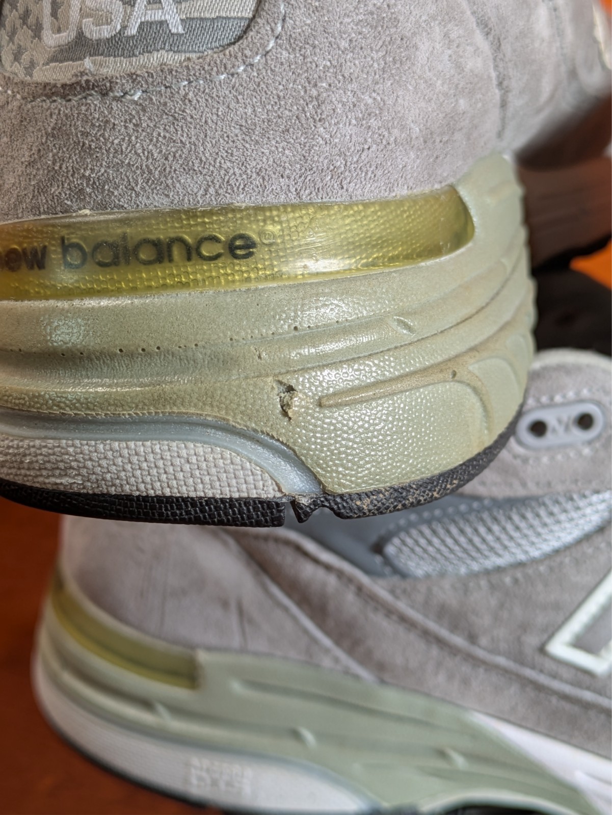 New Balance 993 MR993GL Heritage Gray Olive Made USA Men’s 8.5 D 2011