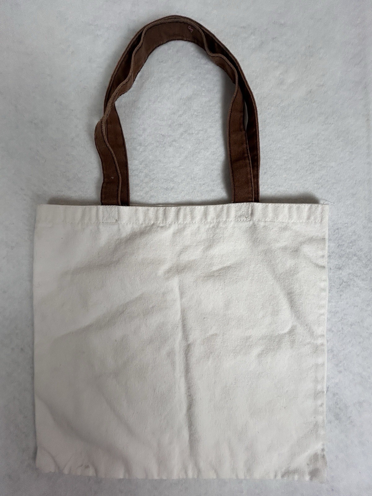 Kitty Cat book/shopping canvas bag 14.5 x 13.5in graphic cat with tail handles