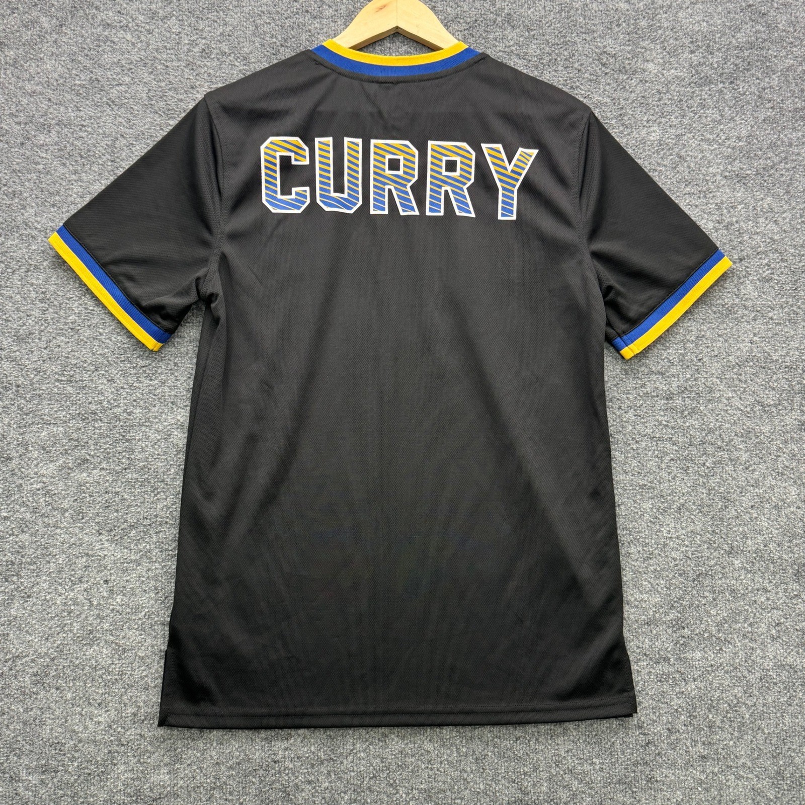 NBA Stephen Curry Golden State Warriors Jersey Shirt Mens Large Black Athletic