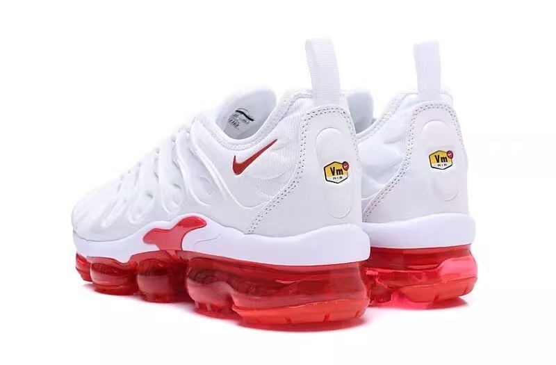 Nike Air Vapormax Plus TN White Red Men’s Shoes Size 7-12 Free Shipping