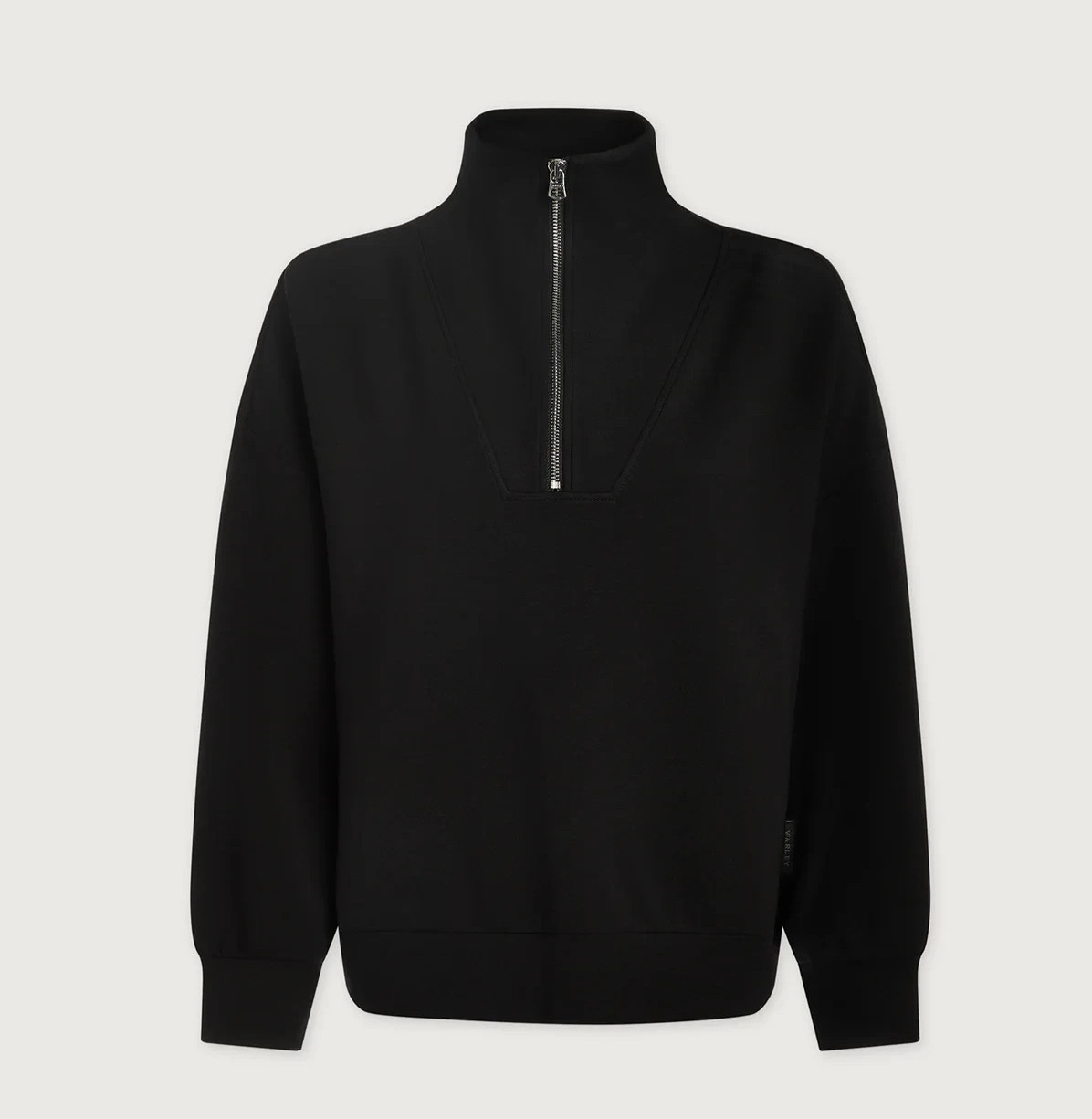 🧡*NWT*Varley Hawley Half-Zip Sweater Pullover Women’s Size M Color -Black🧡