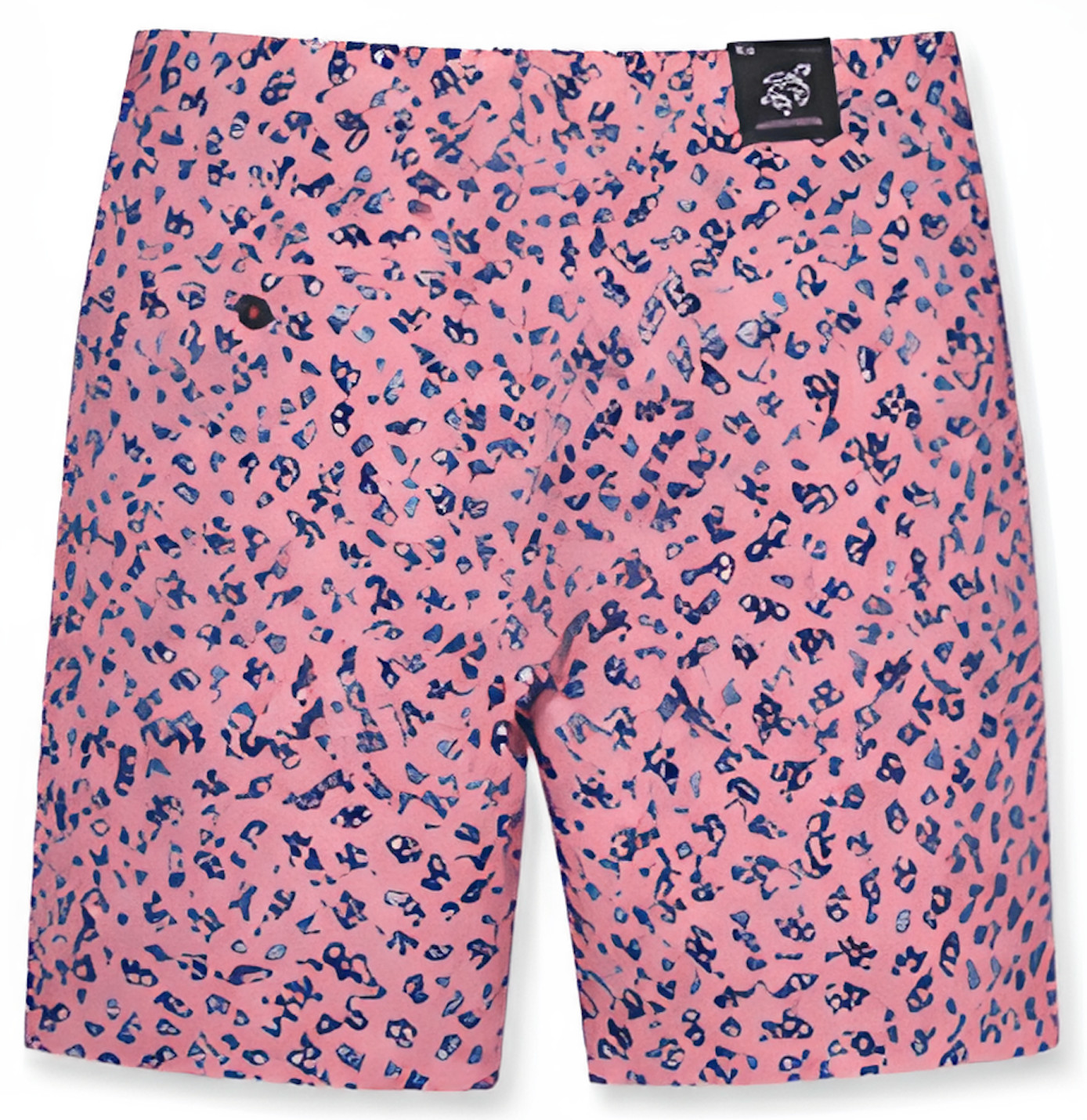 Turtle Creek Men s Pink Birdies Print Shorts Flat Front Golf Casual