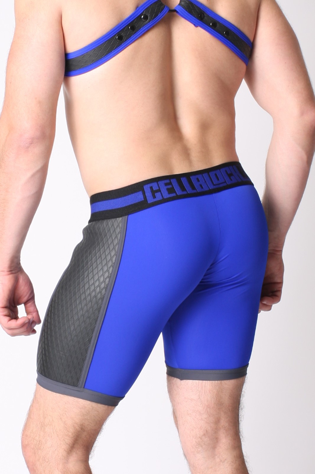 Cellblock13 Gridiron Short (Blue Red Grey & Orange)