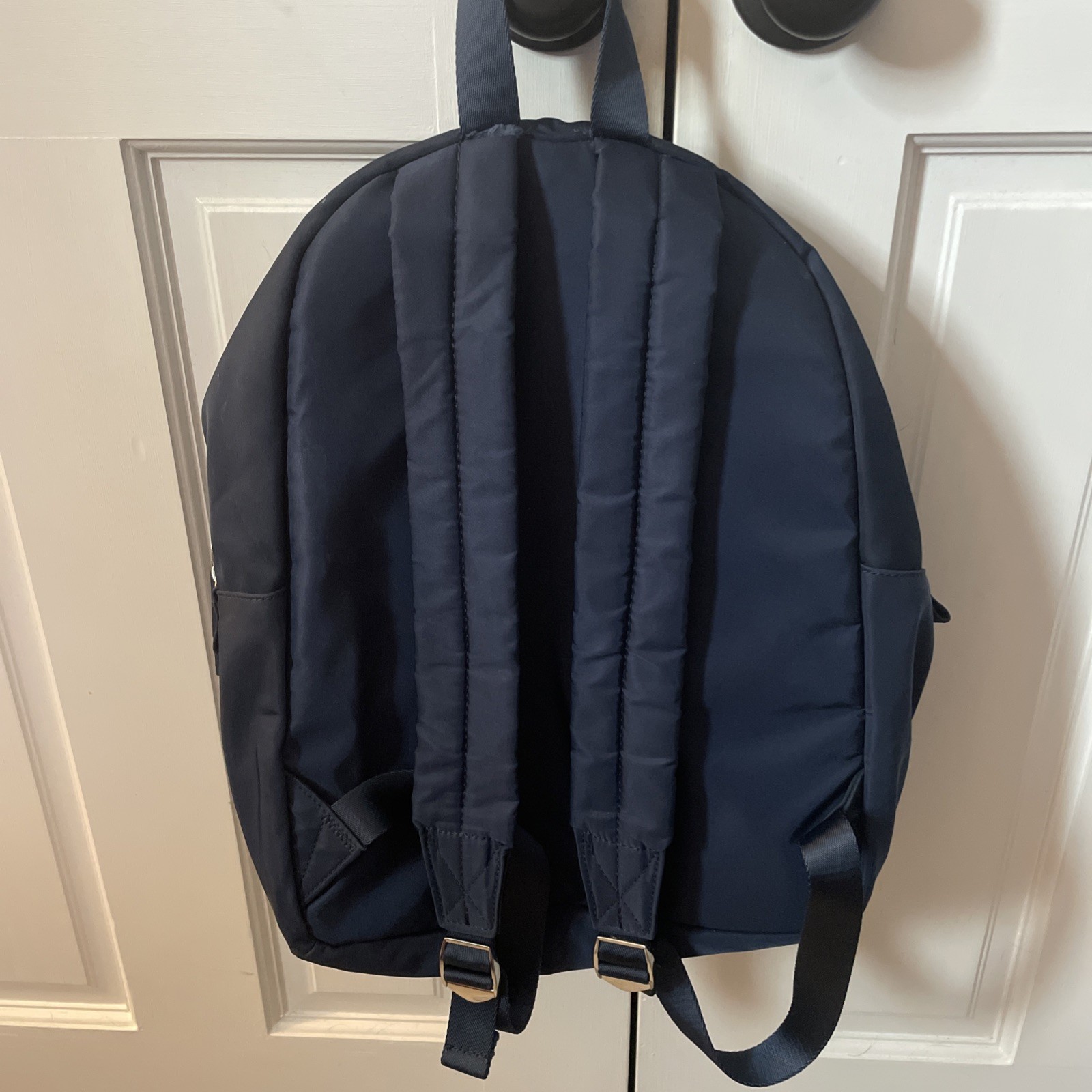 Tommy Hilfiger Navy Blue Nylon Backpack Mini Classic Rubber Logo Pack School