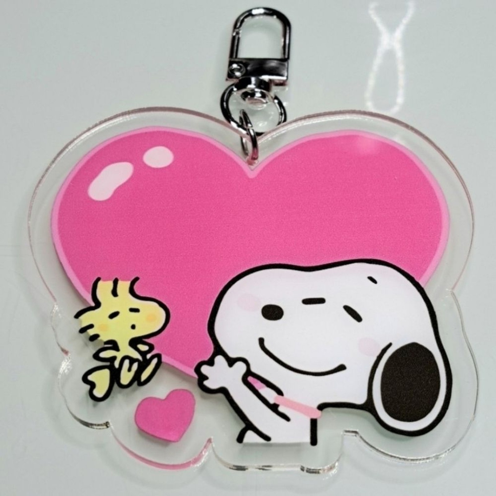 Peanuts Snoopy & Woodstock Keychain Purse Backpack Charm Clip