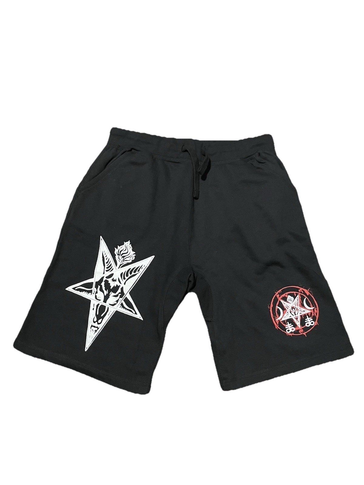 Baphomet Sigil Shorts EXTRA LARGE Size Inverted Pentagram occult Satanic