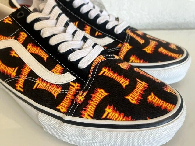 VANS Skate Old Skoo, Trasher Black/Multi – VN0005W0BML – Size 13