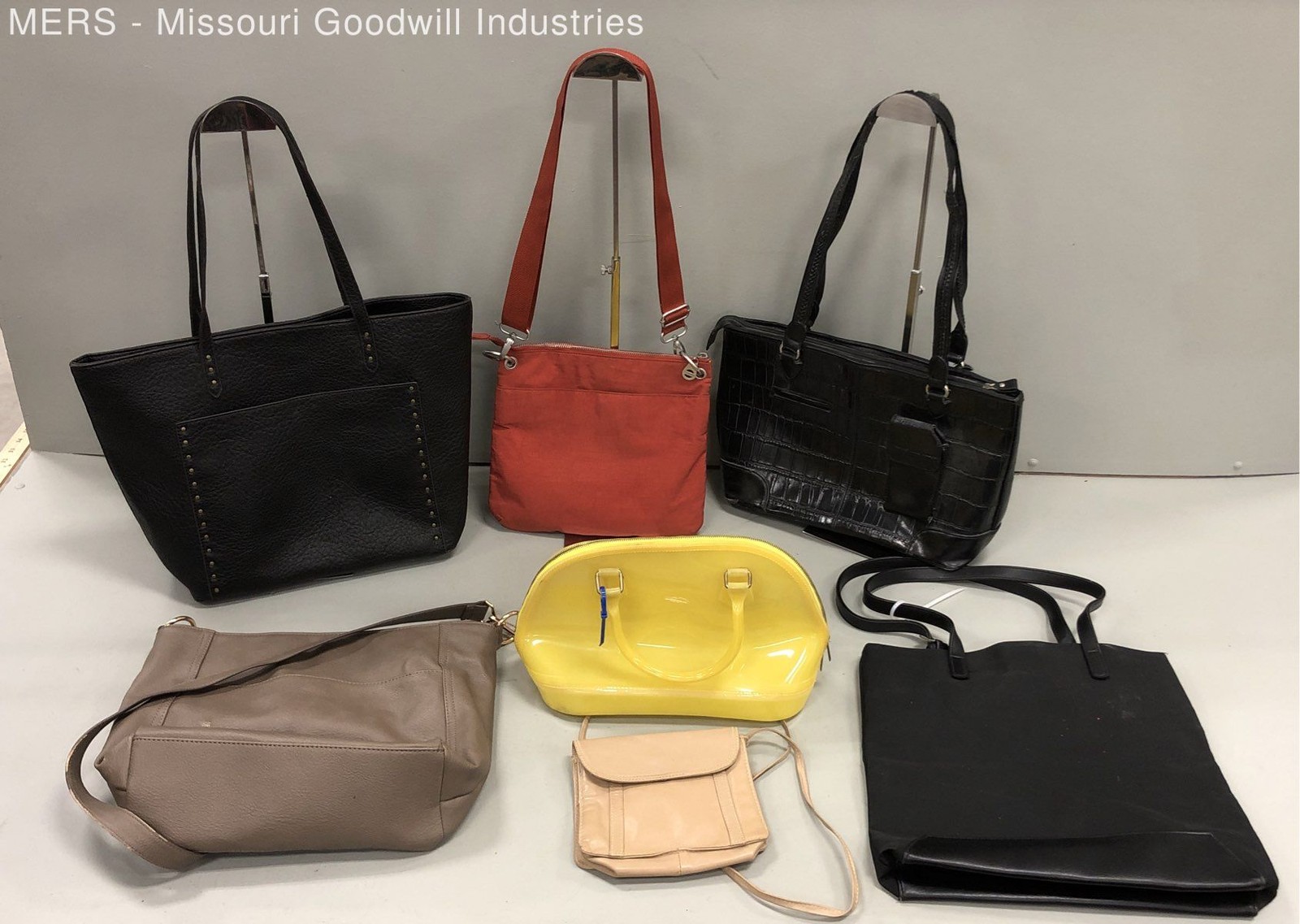 Rosetti Curve Tote Shoulder Bag Crossbody Handbag Lot of 7 Pieces