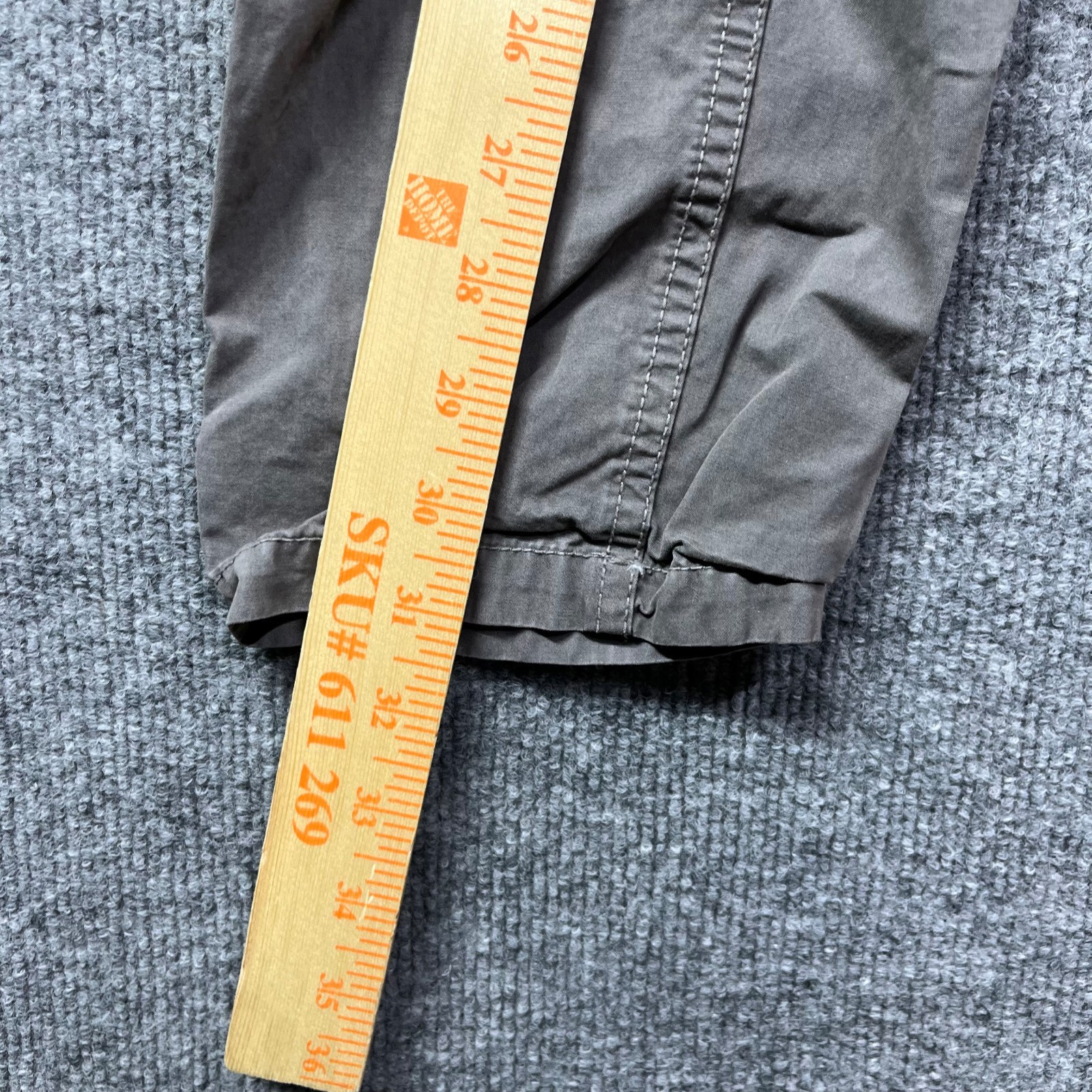 Stone Island Type SL Cargo Pants Men’s Gray Pockets Slim Fit Utility – 33X31
