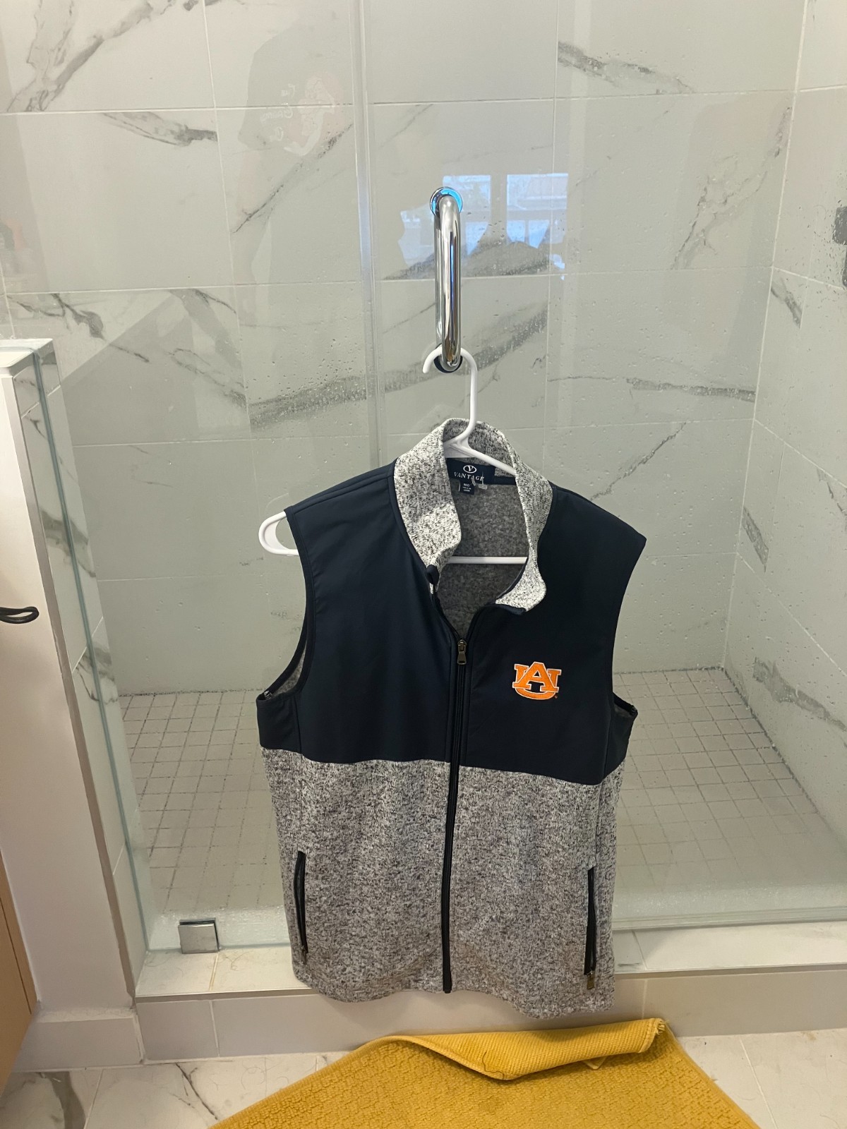 Auburn University Vantage fleece vest jacket men’s adult Medium NEW