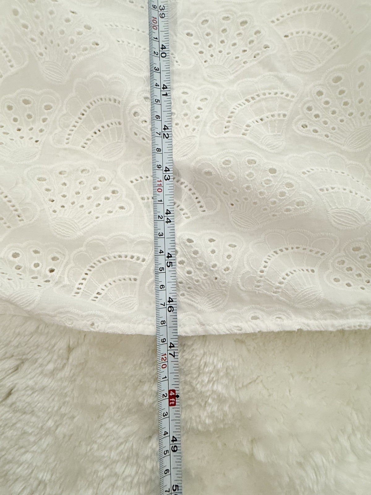 NWT House of Harlow 1960 White Eyelet Cotton Maxi Dress Smocked Back S