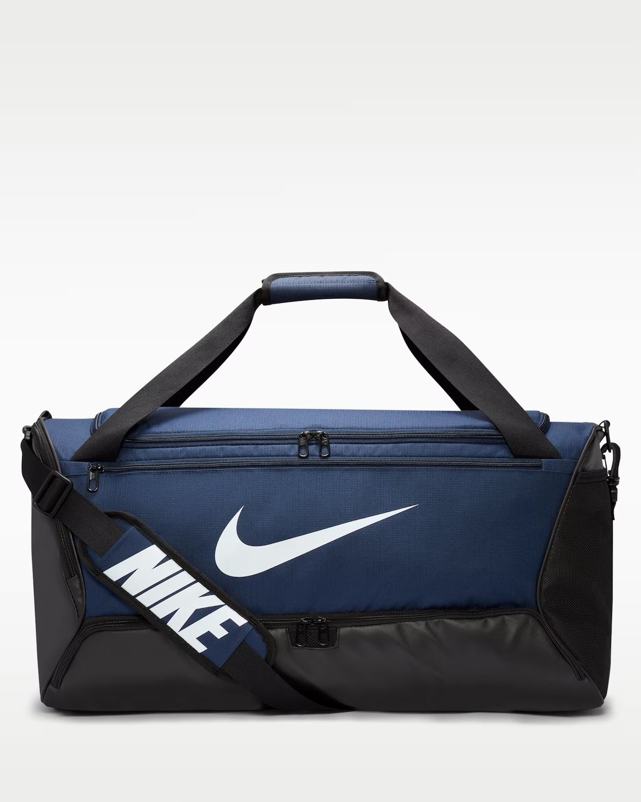 Nike BRASILIA 9.5 Gym Bag Training Duffle MEDIUM Blue/Black/White DH7710-481 60L