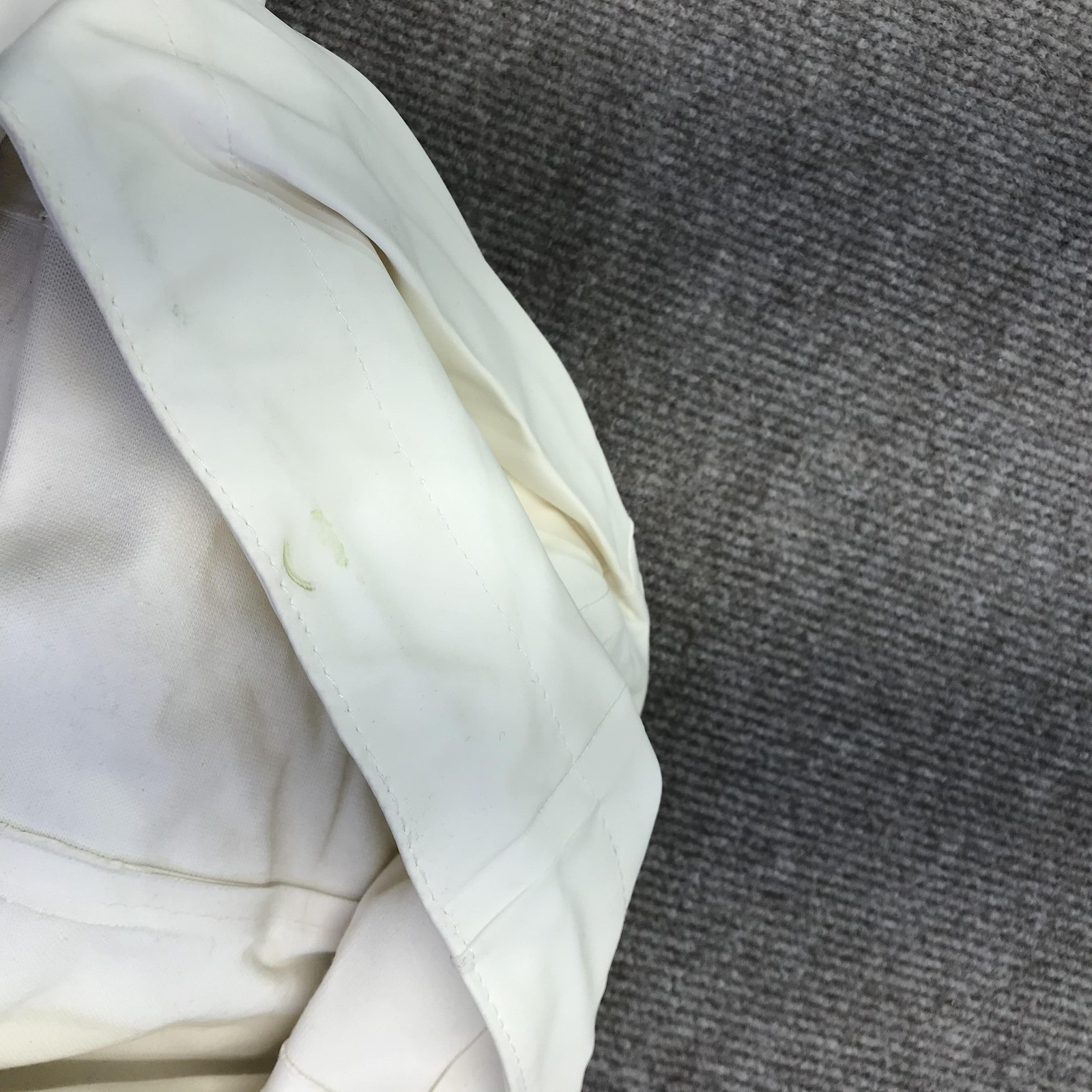 Stutterheim Raincoat Womens XS White Hooded Long Waterproof Jacket Coat