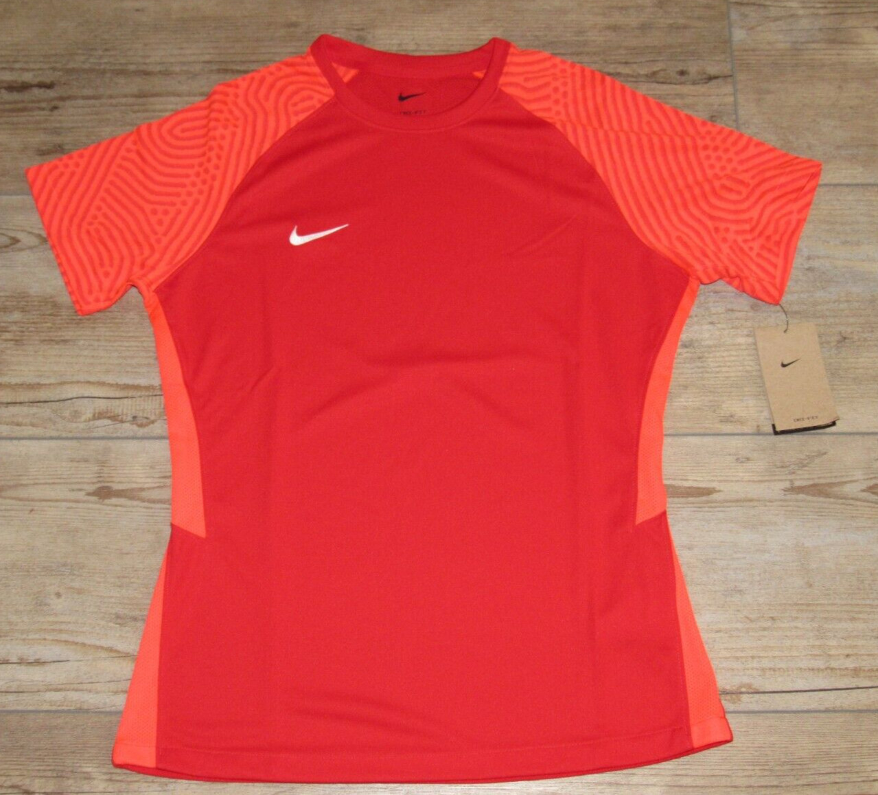 Nike Dri Fit Red Training Soccer Jersey US Dry Strike II CW3555 $50 Women Medium