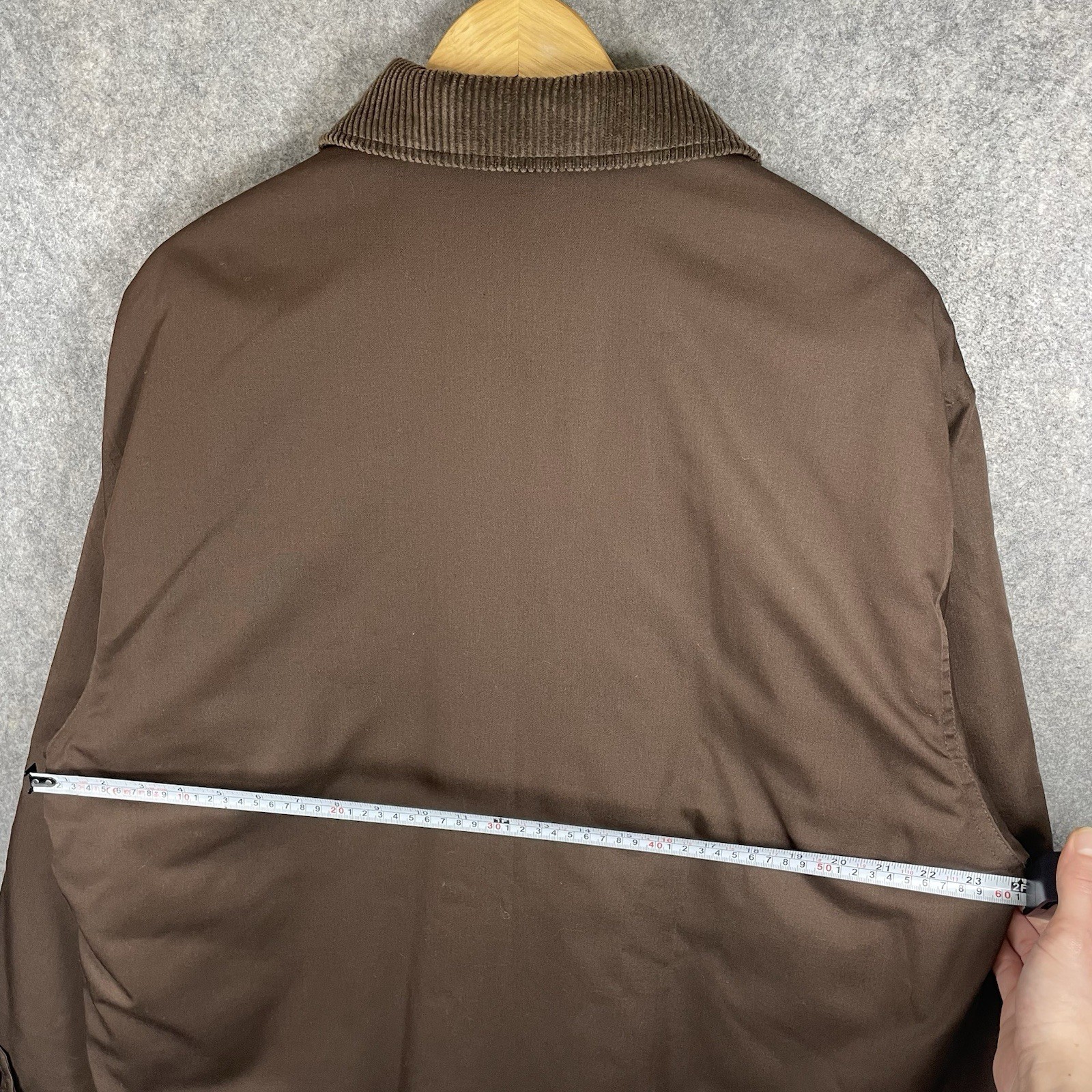 Vintage St Michael UK Coat Mens Large Brown Padded Outdoor Utility Jacket