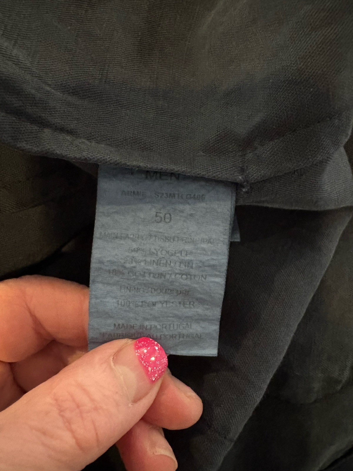 Officine Generale Black Lyocell/Linen/ Cotton Blazer – unisex