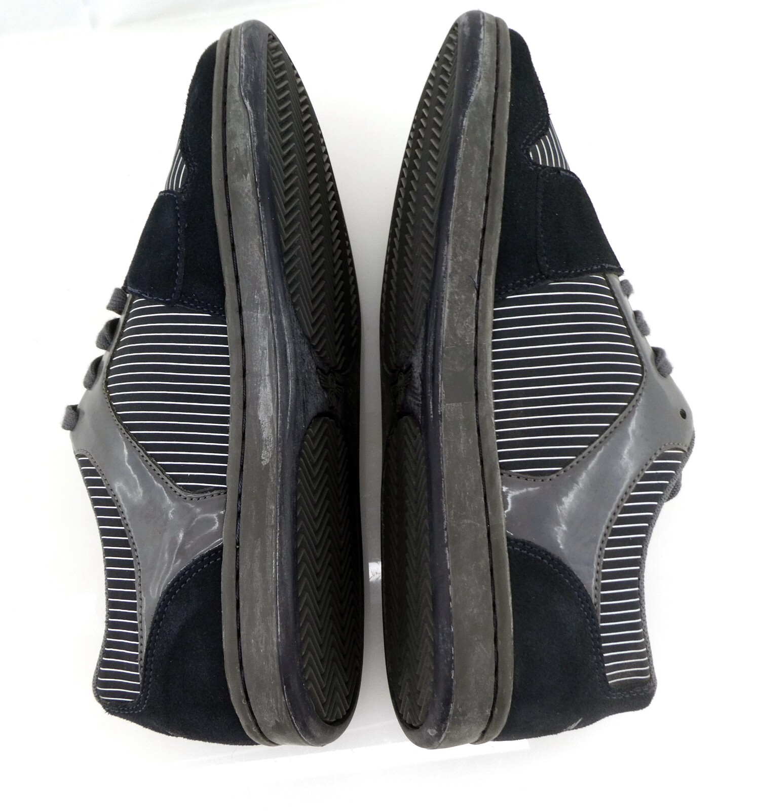 Creative Recreation Shoes Cesario Lo Pinstripe Black/Gray Sneaker Size 7.5