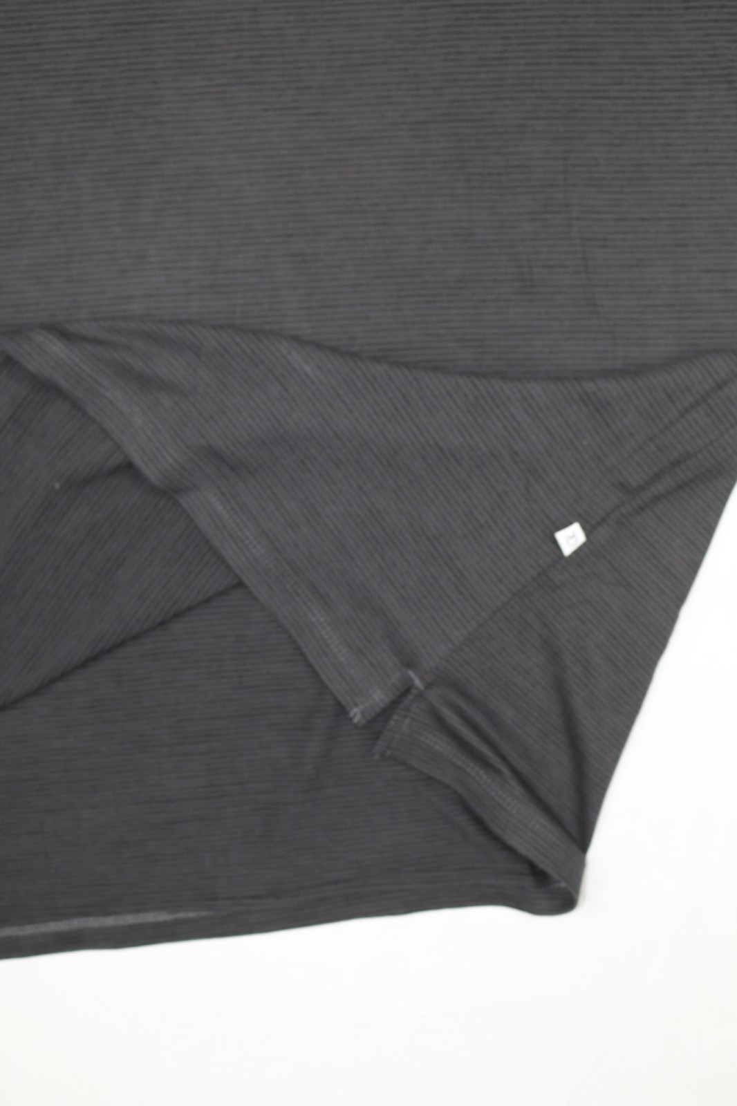 7 Diamonds Mens Core Crew Neck StripedTee Charcoal L 4-Way Stretch Quick Dry