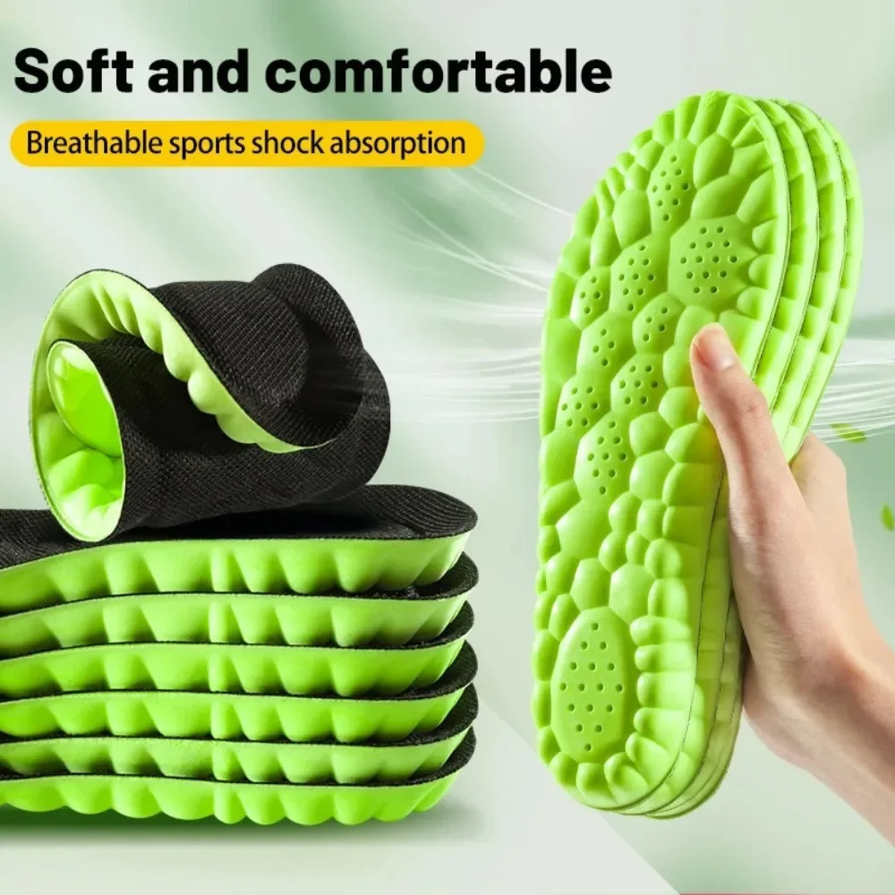 4D Sport Insole Super Soft Shock Absorption Orthopedic Inserts For Basketball Ru