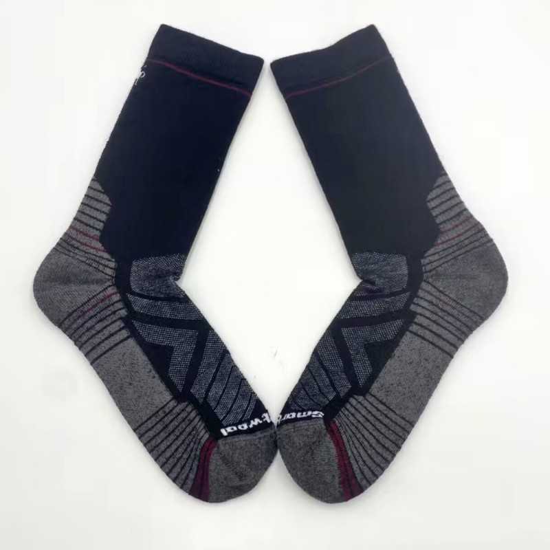 Smartwool 3 Pack Men’s hike Randonnee Crew Socks Light Cushion Size Large black