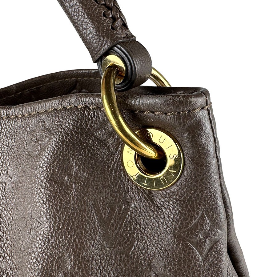 Auth LOUIS VUITTON Monogram Empreinte Artsy MM Shoulder Bag Brown M94171 – z9836