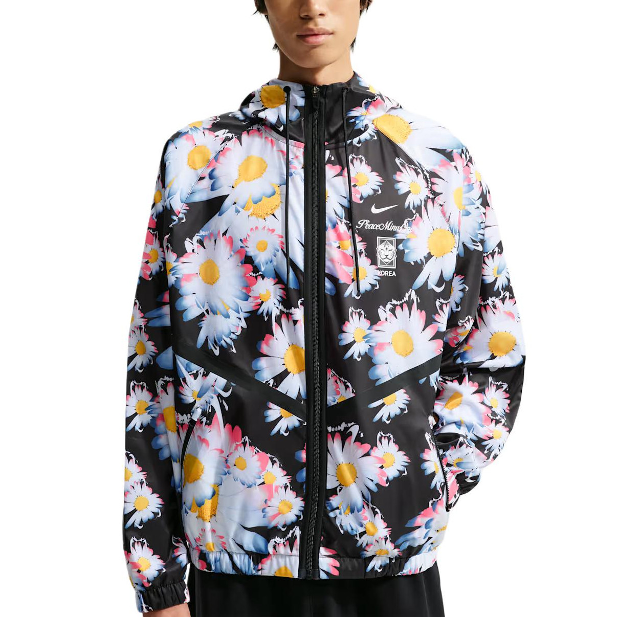 Nike South Korea x Peaceminusone Anthem Jacket ‘Black/White’