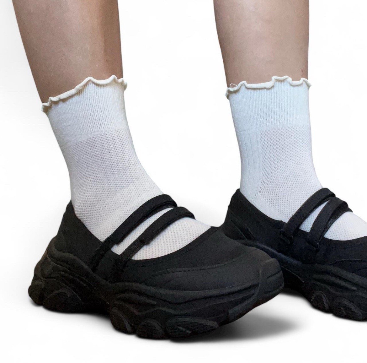 Stradivarius Mary Jane Ballet Sneakers