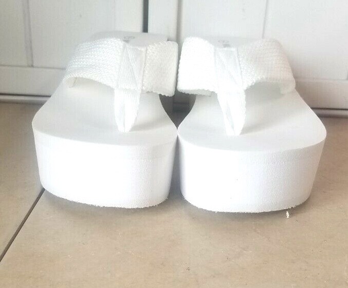 WEDGE EVA 3″ WEBBING PLATFORM THONG FLIP FLOPS SANDALS