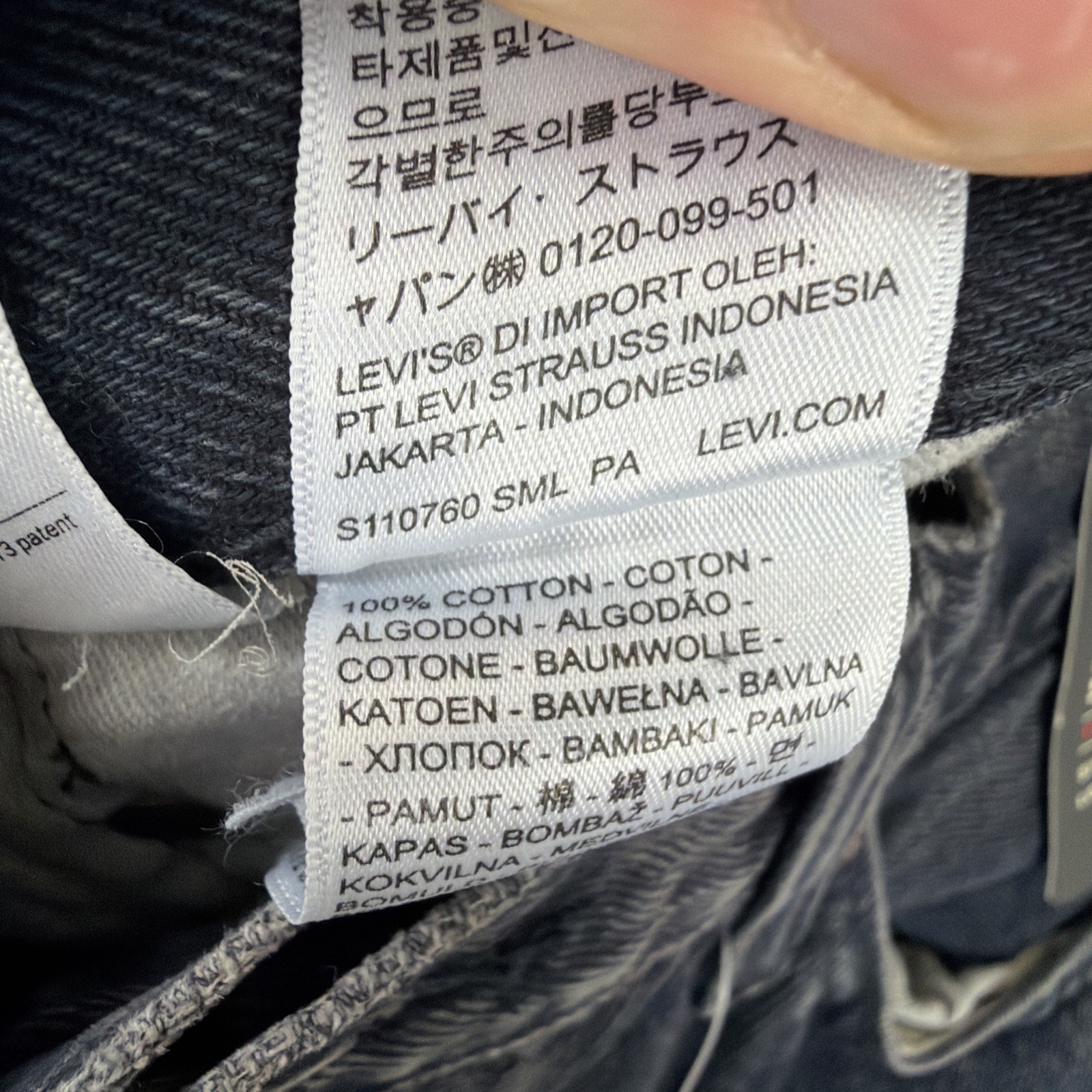 Levi’s 568 Premium Jeans Men’s Size 29×30 Loose Straight Blue Denim Cotton