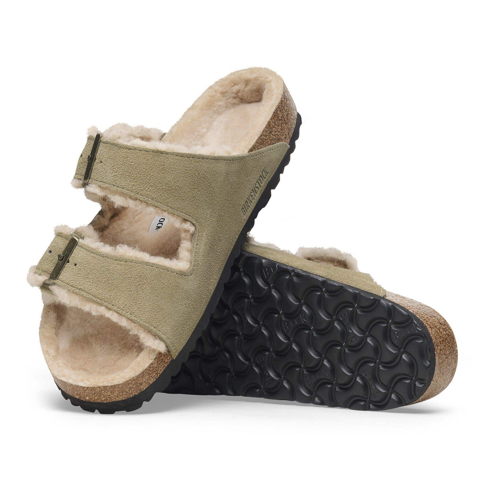 Birkenstock Arizona Shearling Suede Leather Sandals Unisex Shoes Sizes 6–9