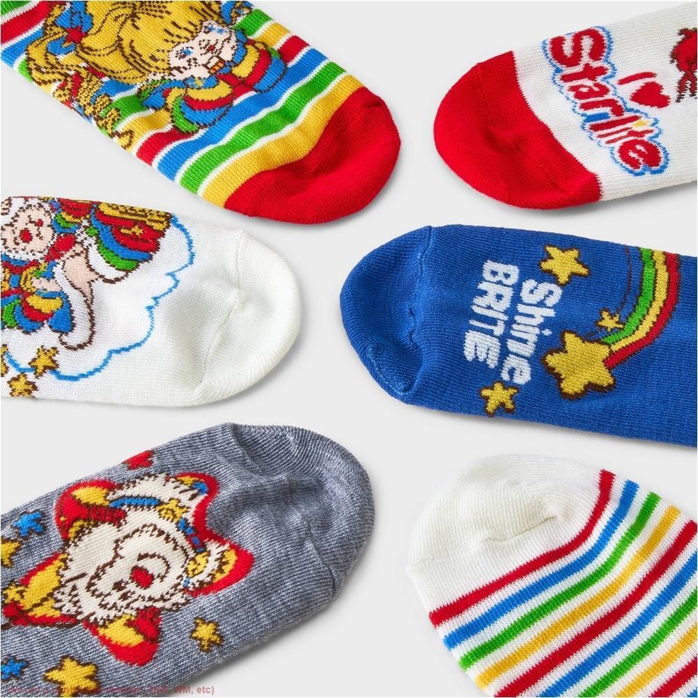 Women’s Rainbow Brite 6pk Low Cut Socks – Assorted Color 4-10 *SEE DEAL!!!*