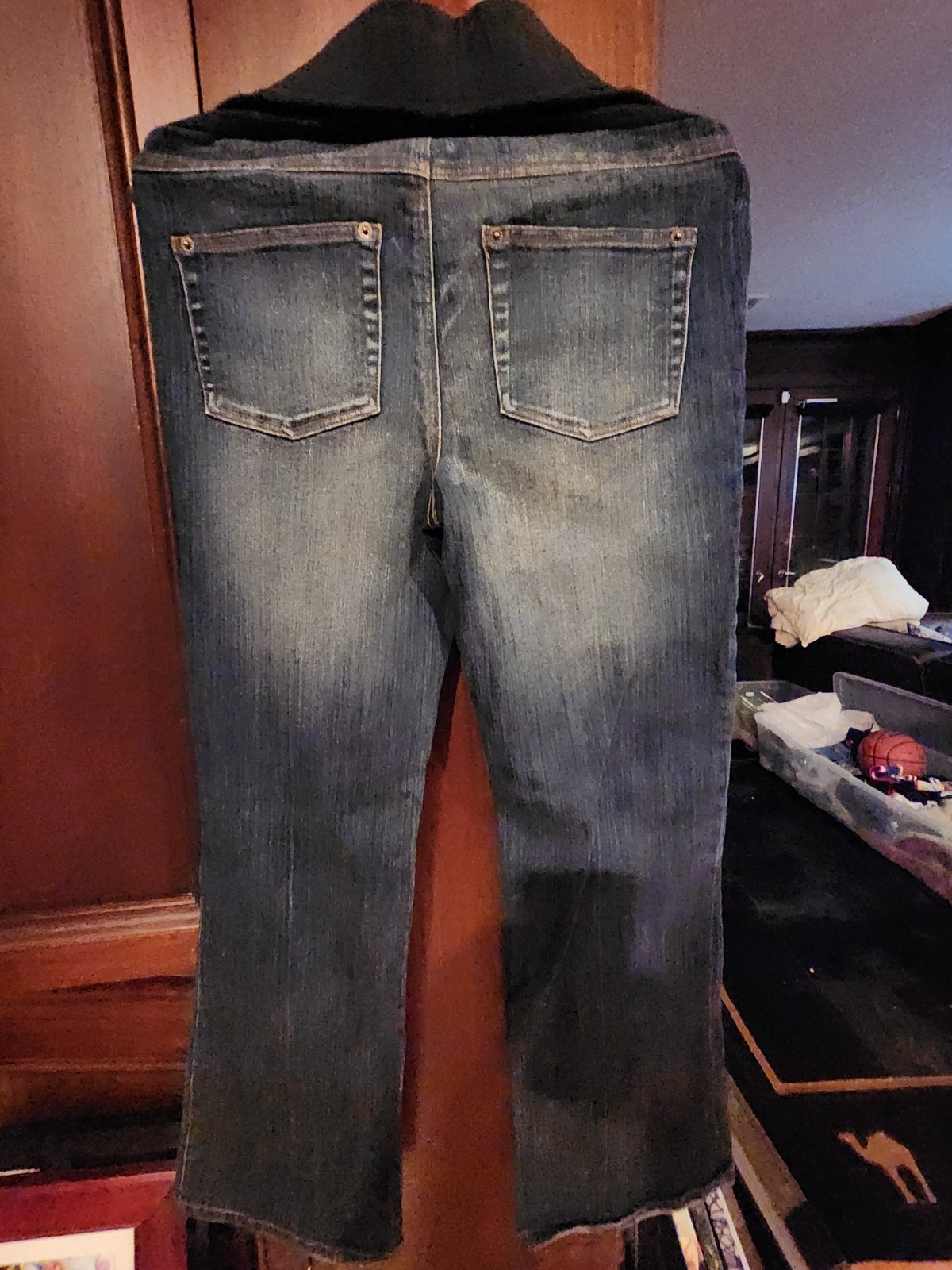 MIMI MATERNITY WIDE LEG JEANS SMALL