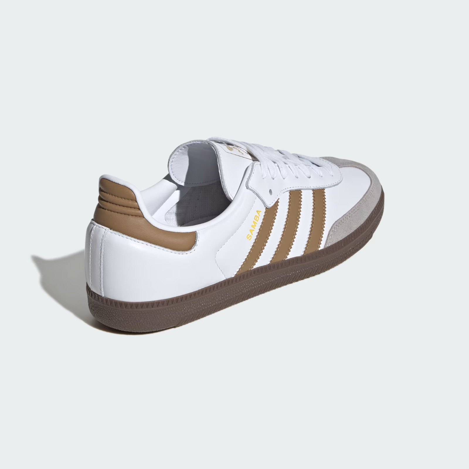 Adidas Samba OG Mens White Brown Desert Casual Shoes JH8796 Size 11