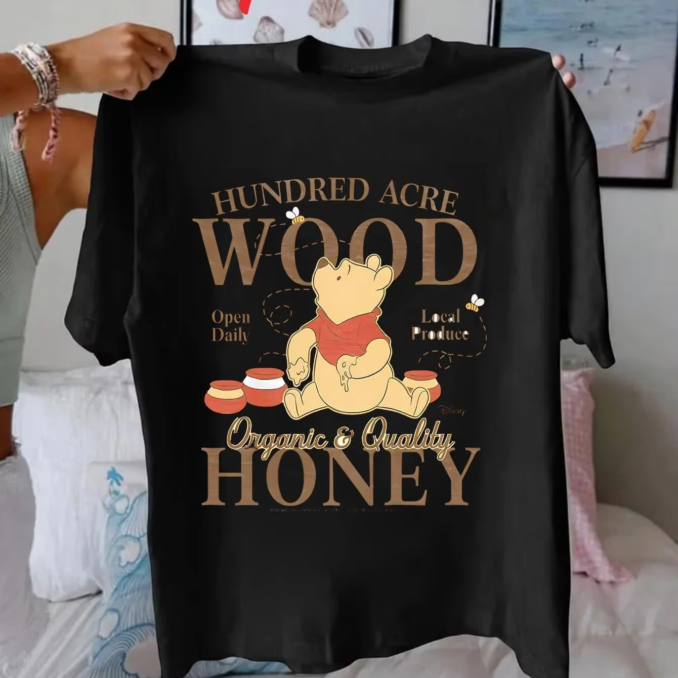 Disney Winnie The Pooh Men’s And Women’s T-shirt 3