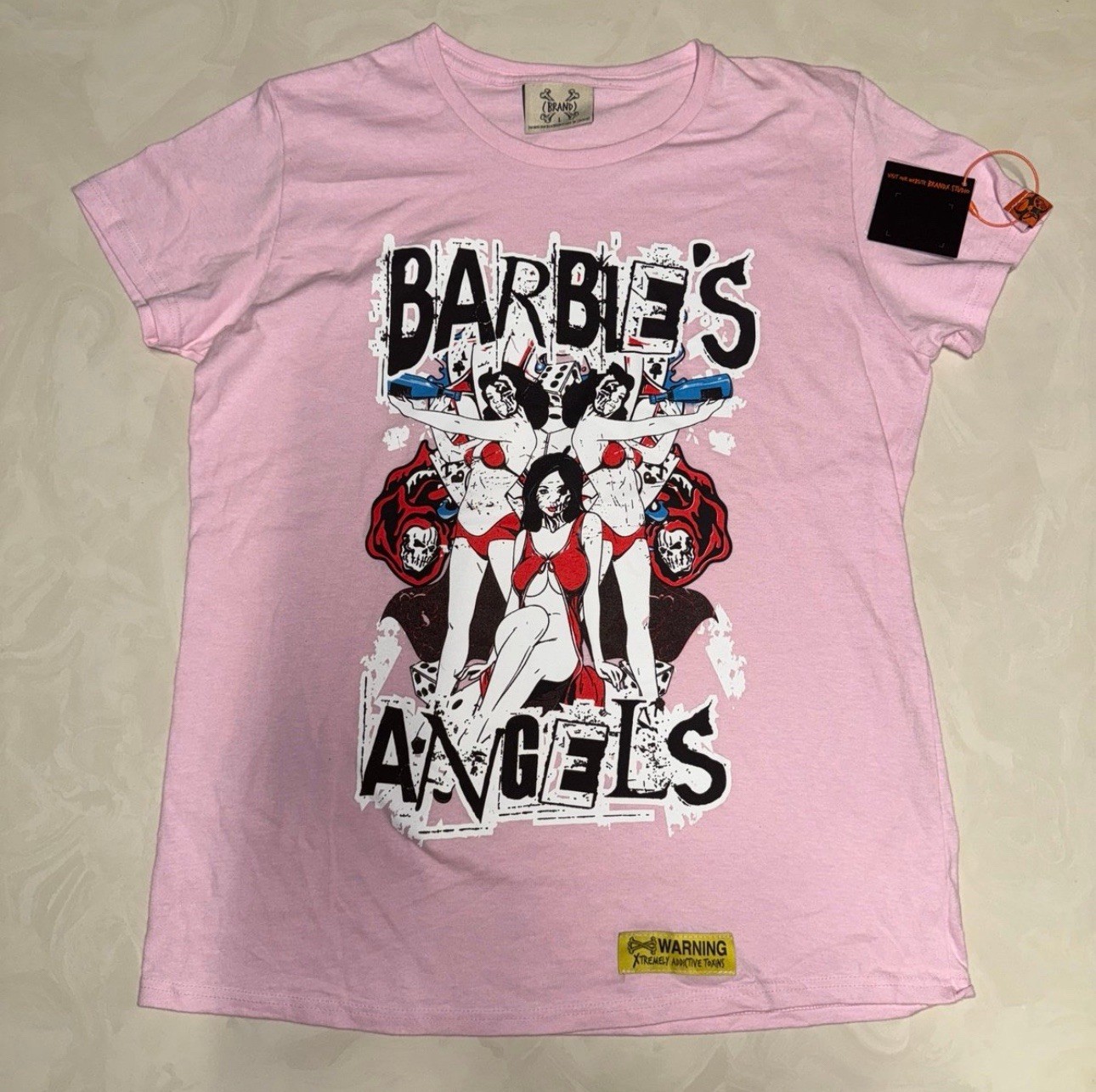 Brand X Barbies Angels Shirt New with Tags size Large Women