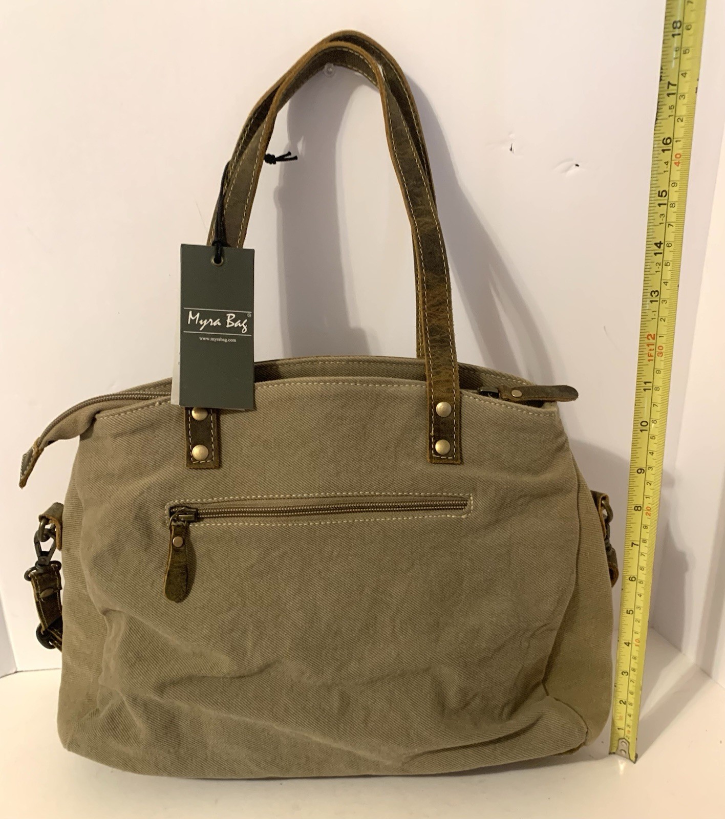 Myra Bag Cherish Tote Purse Shoulder Strap And Double Handles NWT Zipper