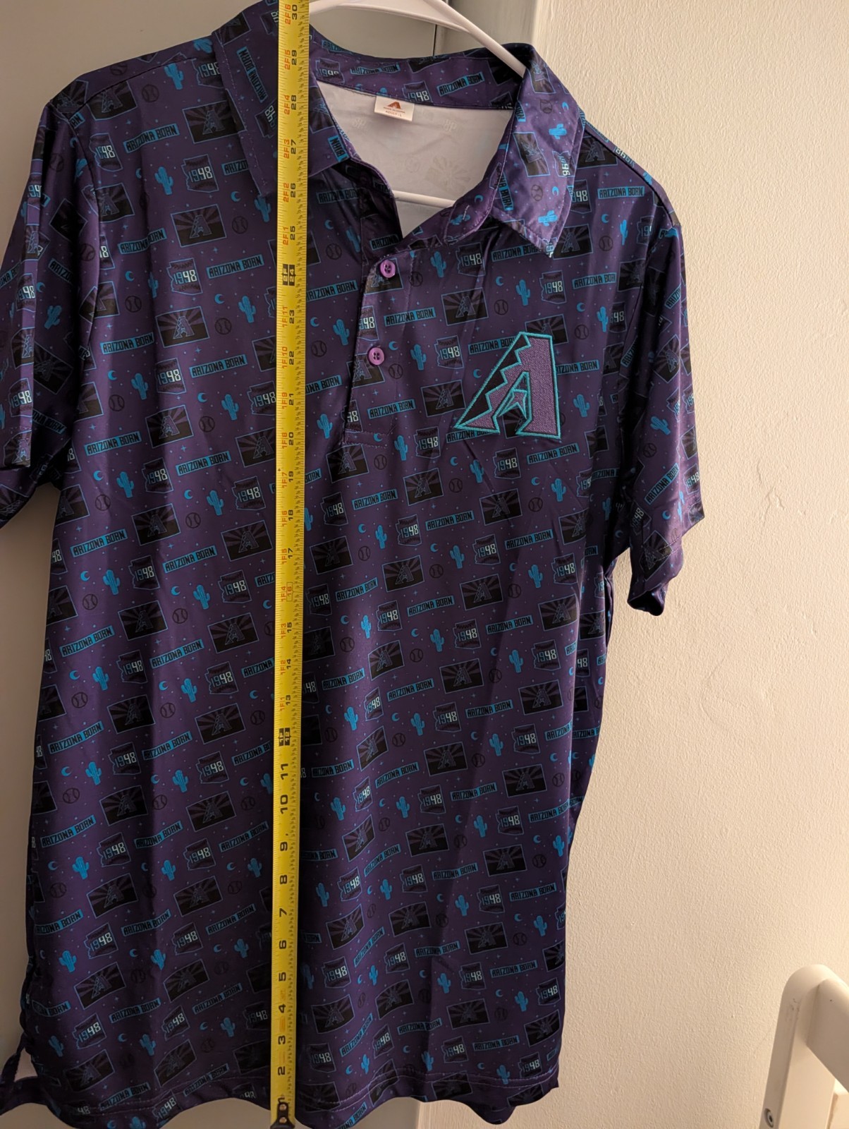 Arizona Diamondbacks Father’s Day Golf Polo – Mens L