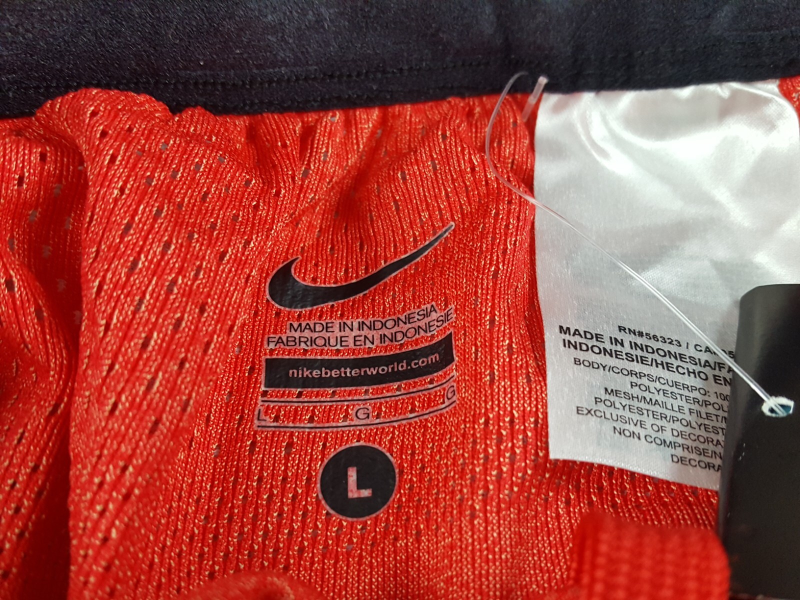 Nike Flyknit Athletic Football Basketball Shorts Men’s Red Large 815553-657 NEW
